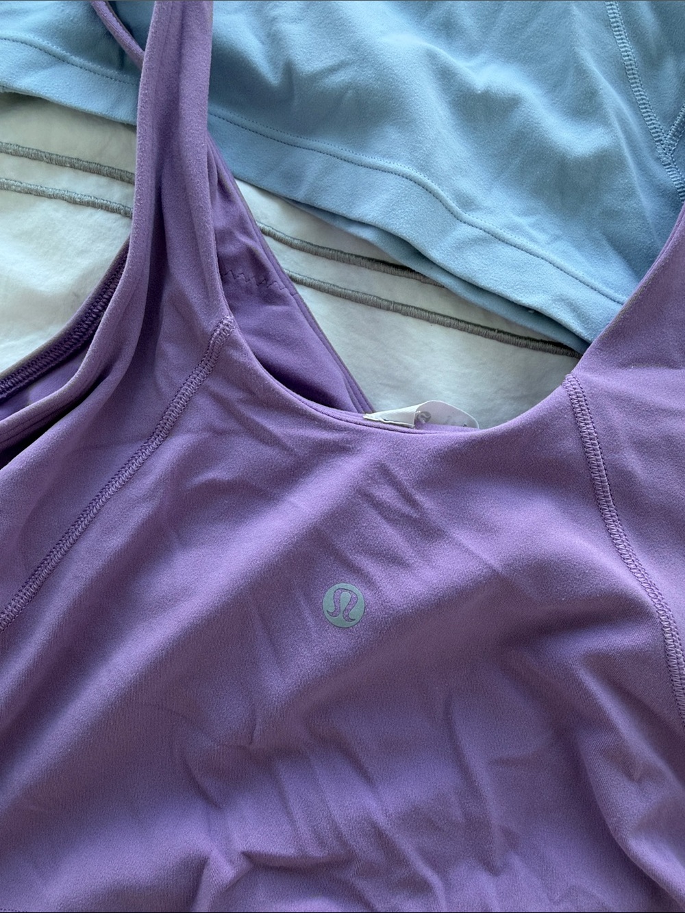 lululemon athletica align Tank Tops lot Light Blue, Lilac, Lavender, burgundy - Picture 3 of 6